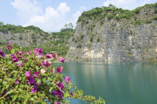 矿坑矿山公园