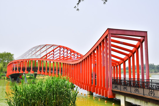 通州台湖公园景观桥