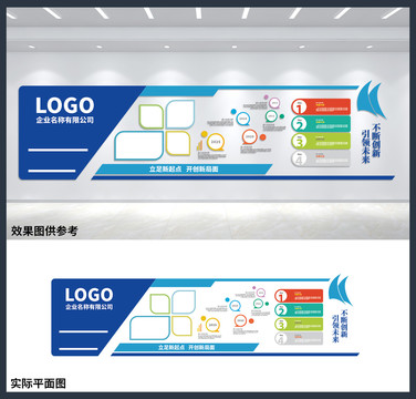 企业宣传展板公司宣传文化墙