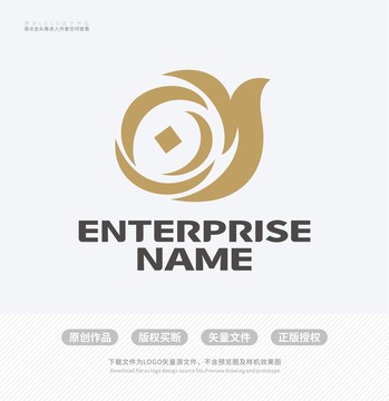 Y字母金融LOGO标志设计