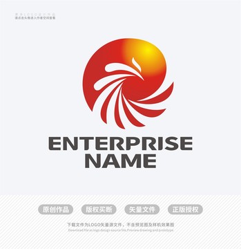 C字母凤凰科技公司LOGO