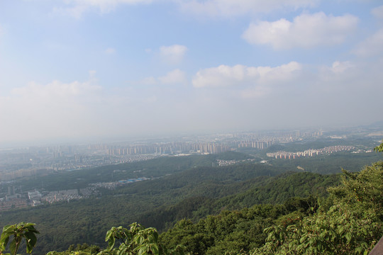 南京紫金山俯拍