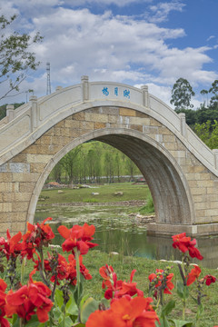 李庄古镇映月桥