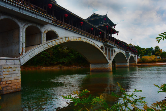 桂林灵川风雨桥