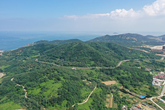 青岛胶州湾航拍