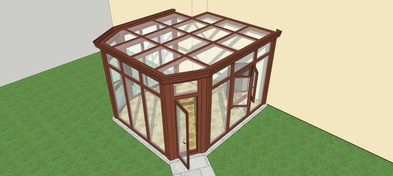 阳光房设计3D效果图