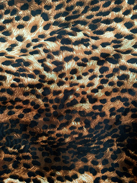 豹纹布料背景素材纹理