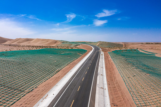 沙漠公路防沙网