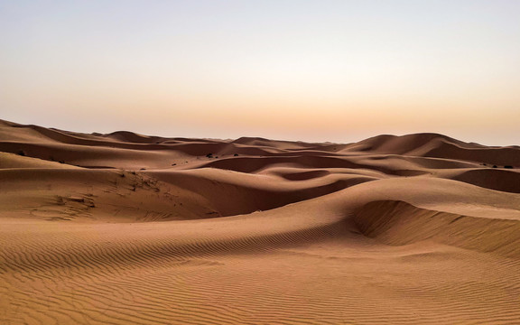 沙漠落日