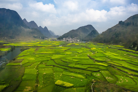 万峰林春色