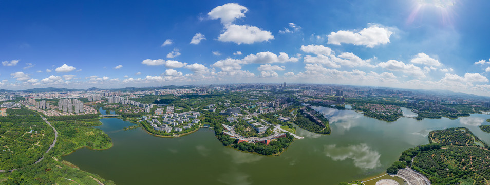 松山湖风景区全景