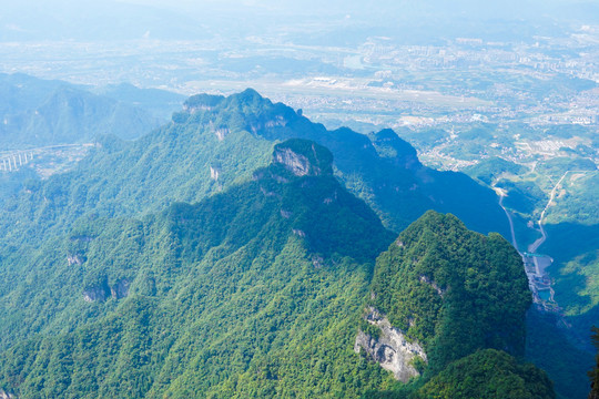 湖南张家界天门山风景