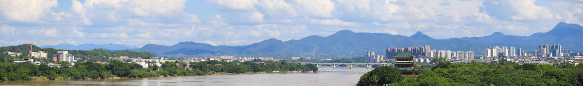 赣州市八境台周边城区