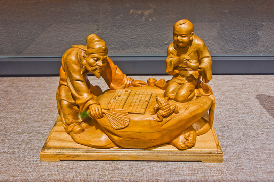 古代下棋场景