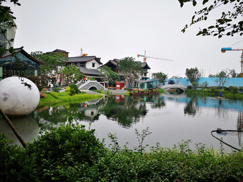 小区水景