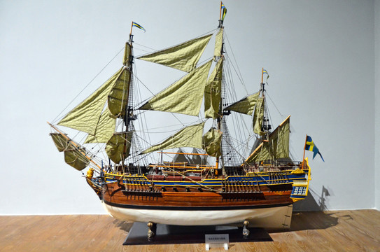 古代海船模型