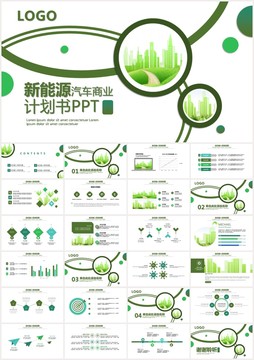 新能源汽车商业计划书PPT