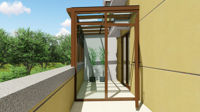 阳台安装阳光房设计图