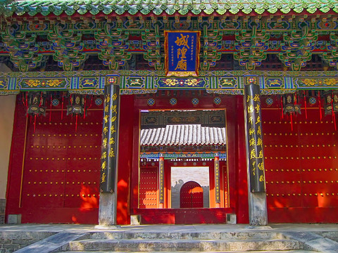 郑州城隍庙大门