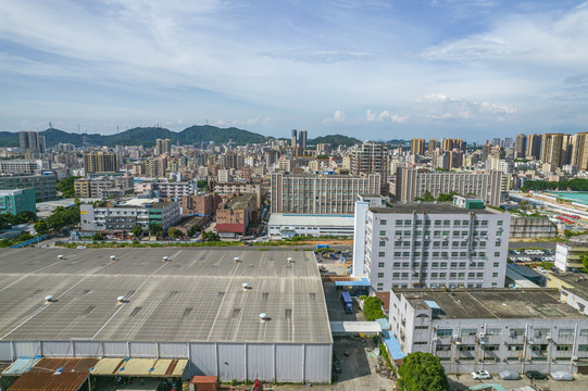 深圳宝安区石岩街道全景