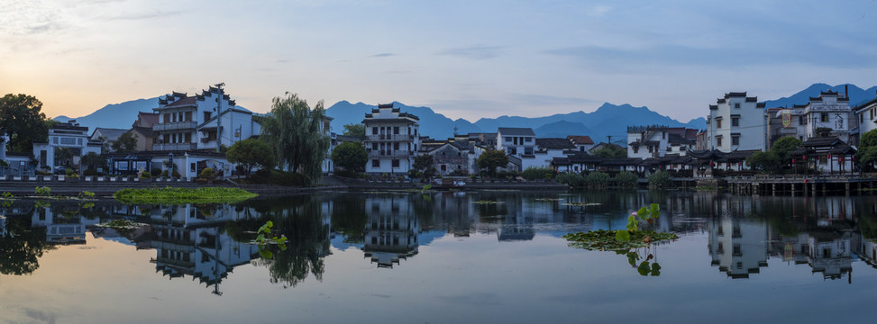 浙江杭州桐庐深澳古村风光