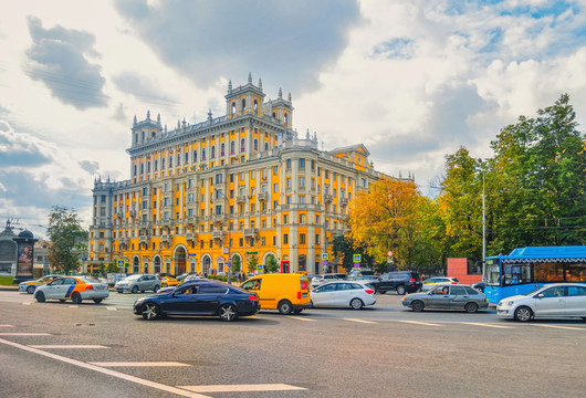 俄罗斯莫斯科街景