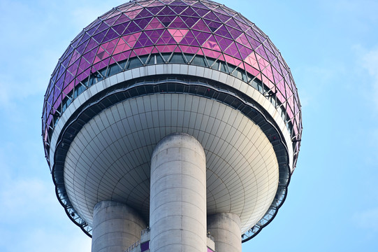 上海东方明珠电视塔圆球建筑