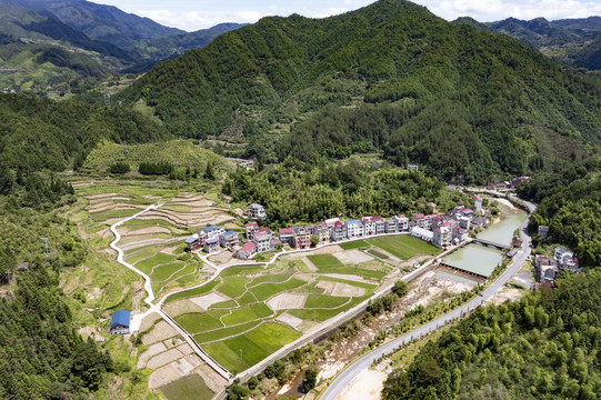 浙江衢州市开化县台回山航拍