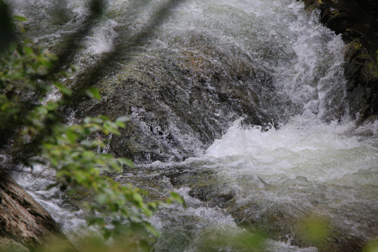 山涧溪水