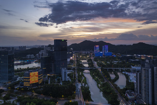 广州南沙城市风光