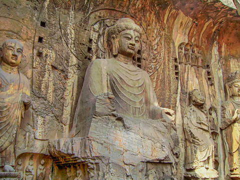 龙门石窟西山石窟奉先寺