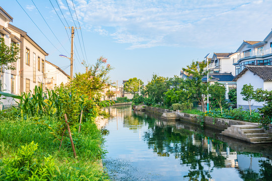 江南水乡农村生活场景