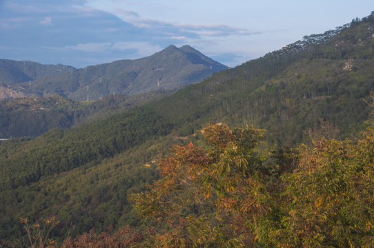 山峰山坡风景