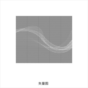 动感镂空图案