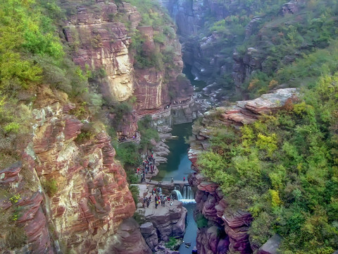 云台山红石峡苑区一线天