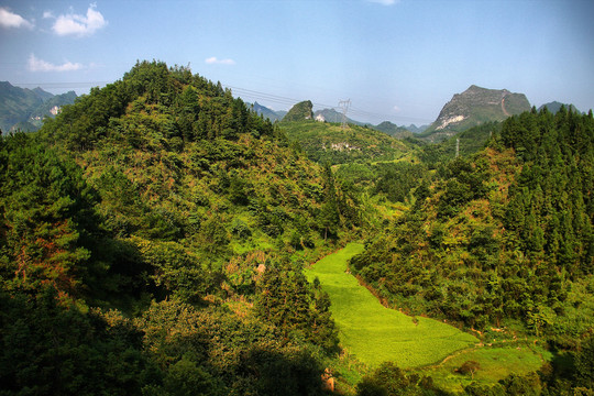 滇黔铁路沿线风景