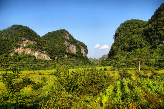 滇黔铁路沿线风景