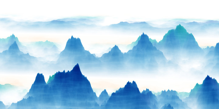 水墨山水画