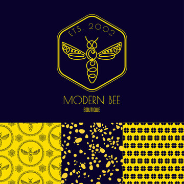 高品质蜂蜜logo插图