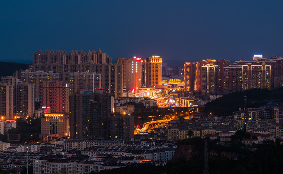 荆门城市夜景