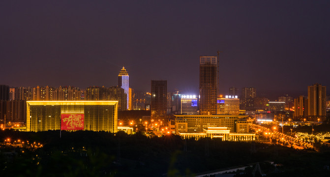 荆门城市夜景