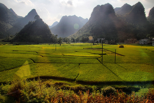 滇黔铁路沿线风景