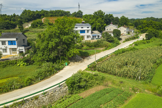 乡村公路航拍