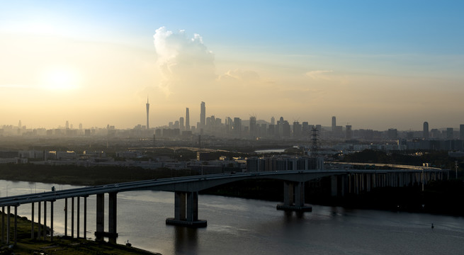 广州珠江新城夜景