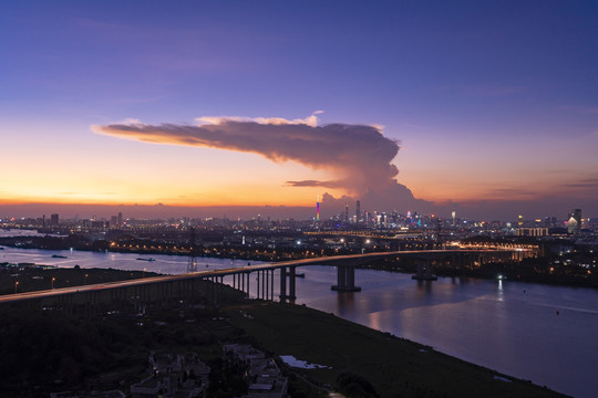 广州珠江新城夜景