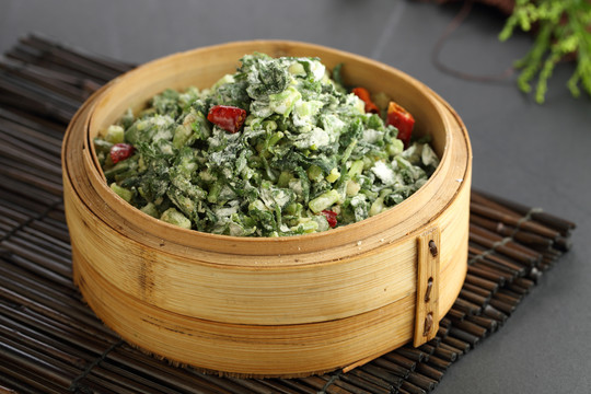 芹菜麦饭