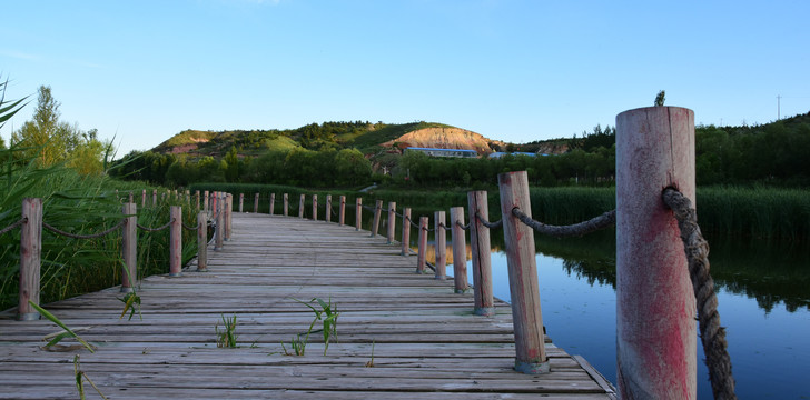 河边风景