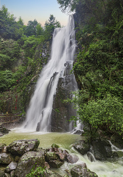 磐安瀑布水景
