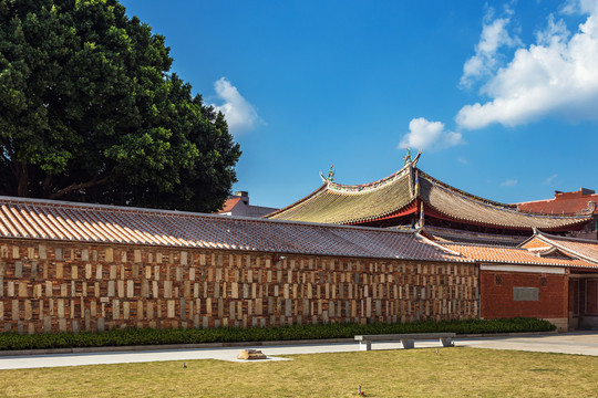 福建泉州文庙古厝建筑