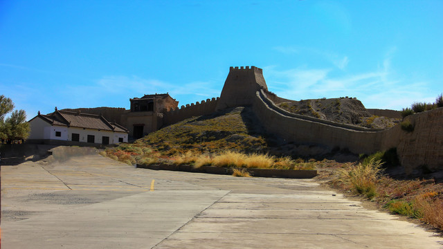 河西走廊嘉峪关风光